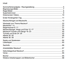 Lade das Bild in den Galerie-Viewer, Maulwurf Inhaltsverzeichnis