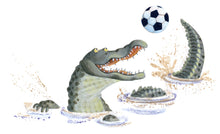 Lade das Bild in den Galerie-Viewer, SK_Kroko_jongliert_web