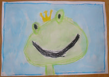 Lade das Bild in den Galerie-Viewer, Frosch aquarell - Kopie