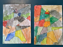 Lade das Bild in den Galerie-Viewer, SW Eiffelturm.Wasserfarben
